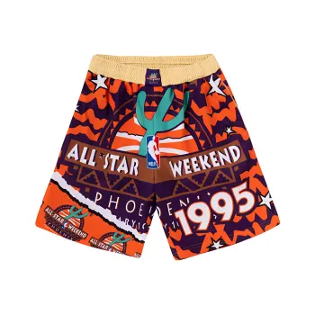 Mitchell & Ness Basketball Shorts Men's Orange