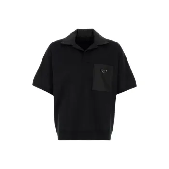 PRADA Polo Shirts Men Black