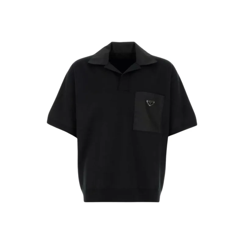 PRADA Polo Shirts Men Black-0