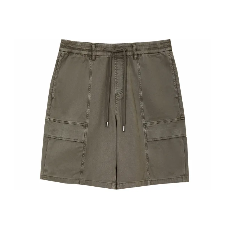 JACK&JONES Denim Shorts Men Olive Green E08-0