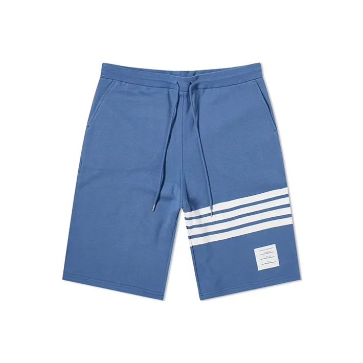 THOM BROWNE Sports Shorts Men Dark Blue-0