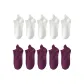 10-Pack (White 5+Purple 5)