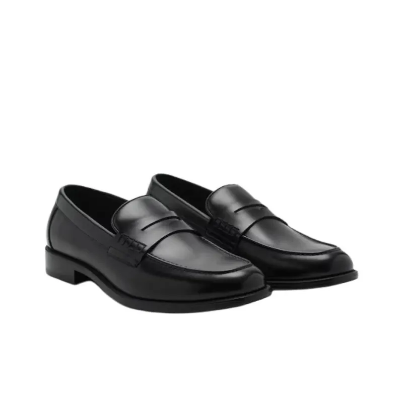 MANGO Loafers Men Black-2