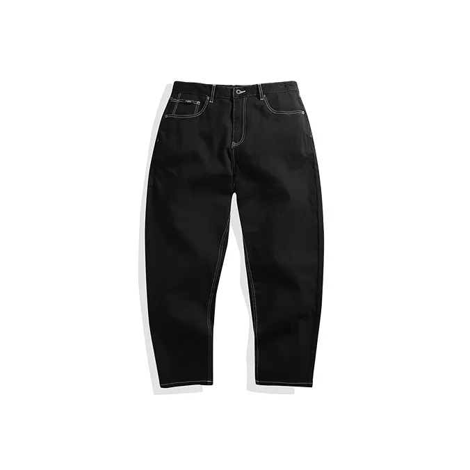 PEACEBIRD MEN Trendy Visible Thread Jeans Men-0
