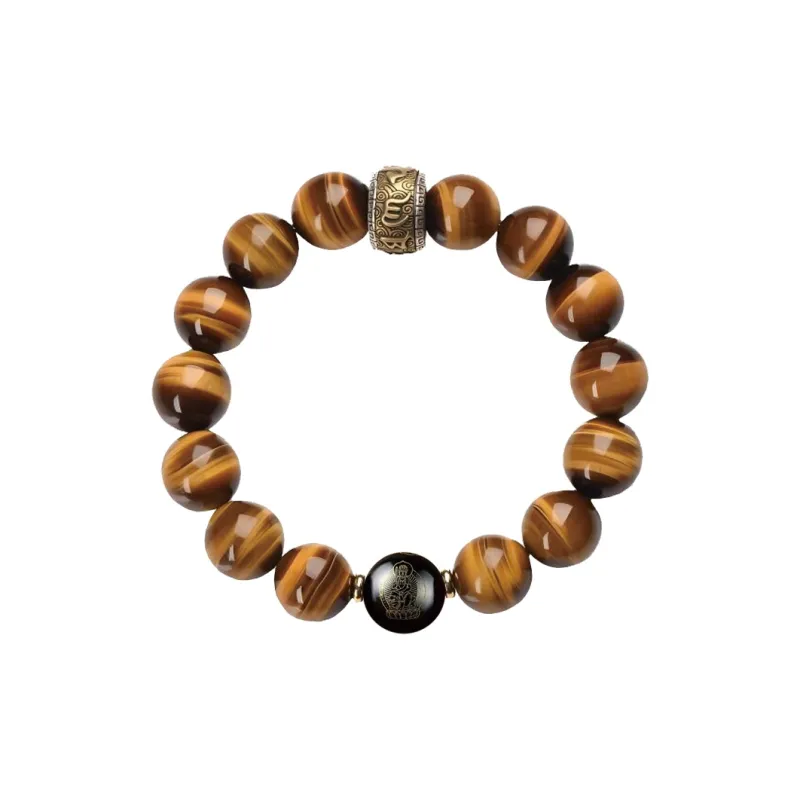 Yi Mingju Tiger's Eye Stone Bracelets Unisex-6