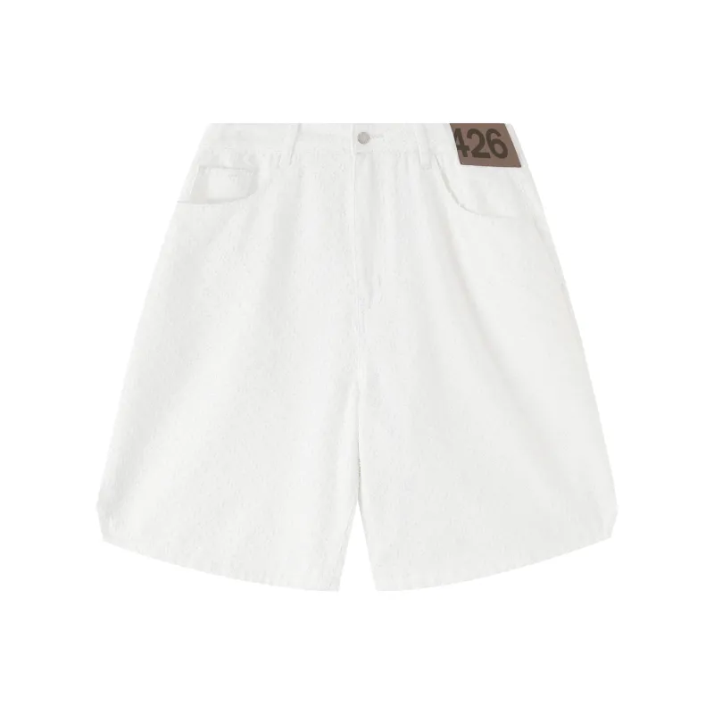 F426 Denim Shorts Unisex-5
