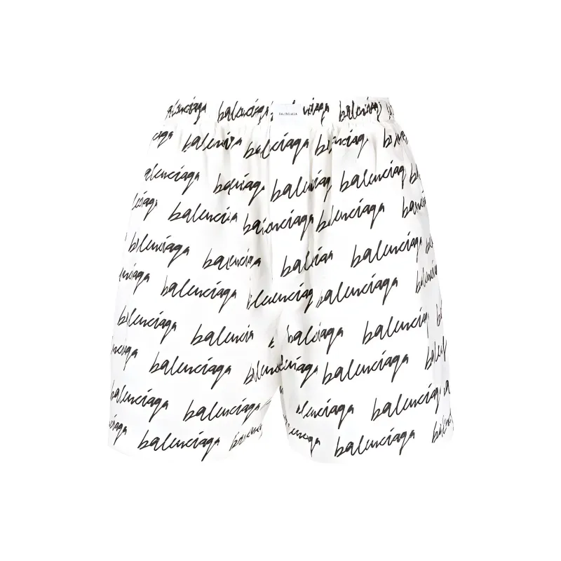 Balenciaga Casual Shorts Men White-0