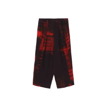 Yohji Yamamoto Y's SS24 Casual Pants Unisex Red