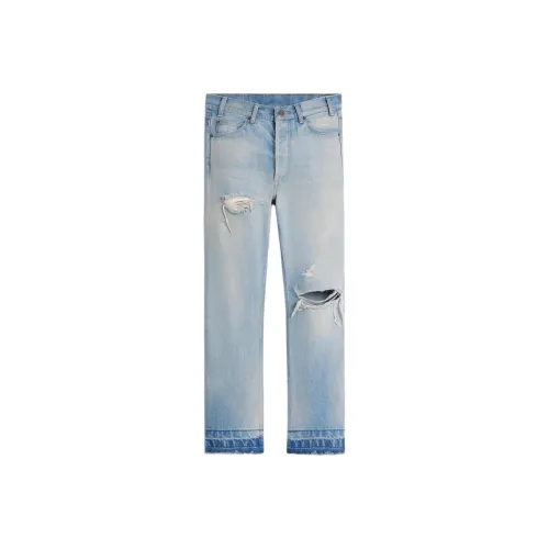 CELINE Wesley Jeans In Eastside Distressed Denim