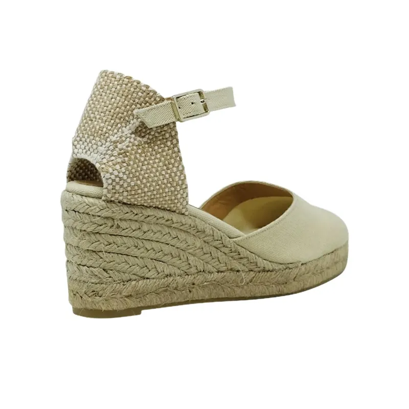 Castañer Carol Ankle Strap Wedge Espadrilles Women's-3