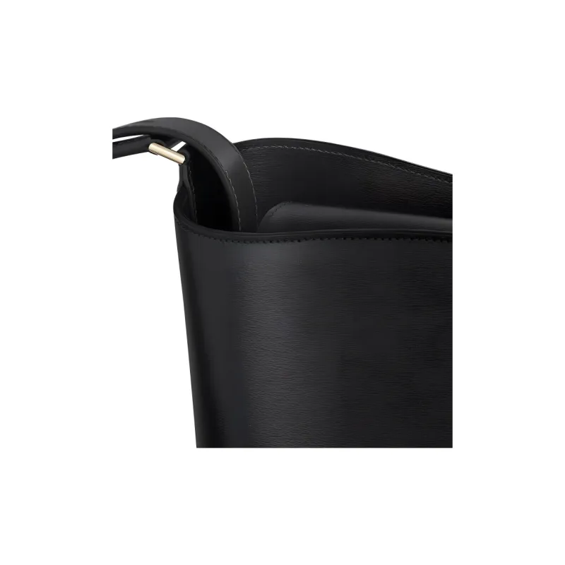 CARTIER PANTHÈRE Calfskin Shoulder Bag Small Size Women's Black-2