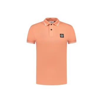 STONE ISLAND Polo Shirt Men's Orange