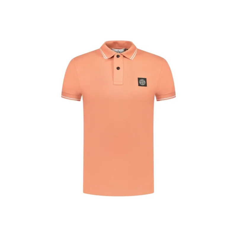 STONE ISLAND Polo Shirt Men's Orange-0