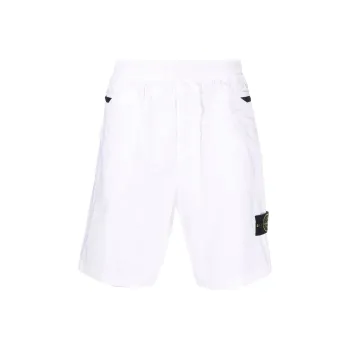 STONE ISLAND Casual Shorts Men White