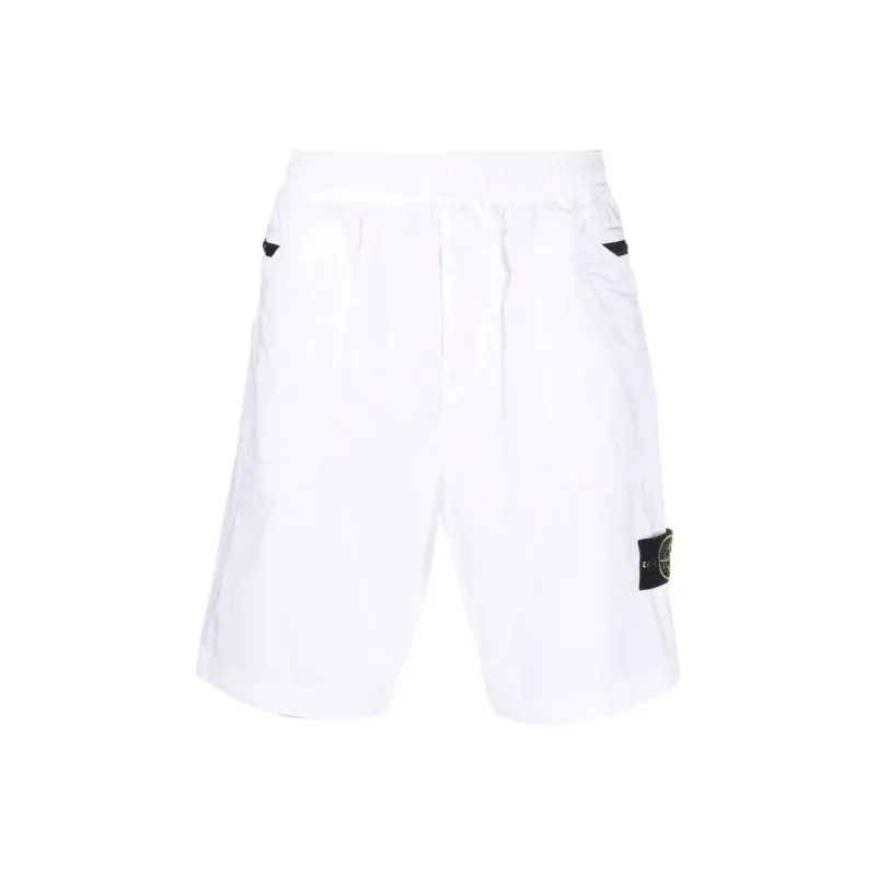 STONE ISLAND Casual Shorts Men White-0