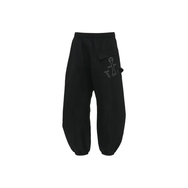 JW Anderson Anchor Logo Printed Twisted Joggers-0