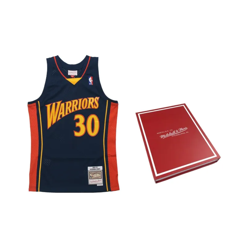 Mitchell & Ness Basketball Jersey Unisex Marine Blue-2