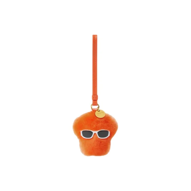 VERSACE Medusa Lambskin Bag Charm Bag Accessory Women's Orange-0