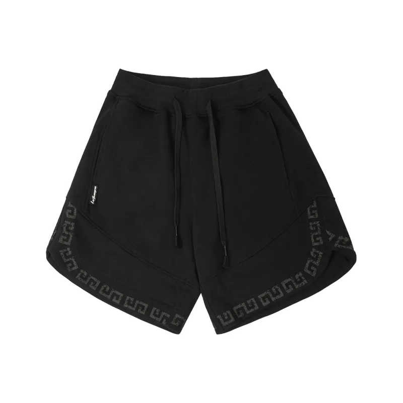LUJIAMEN Casual Shorts Men Black-0