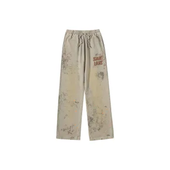 SSSAINT LOUIS Casual Pants Unisex White