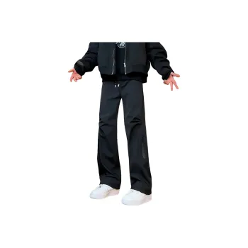 ROSECREED Casual Pants Unisex Black