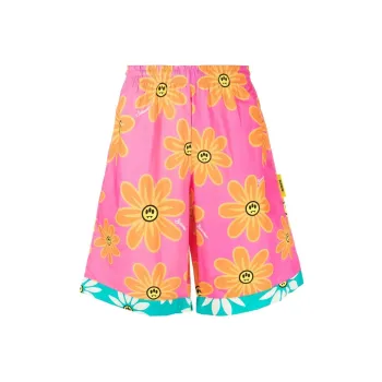 Barrow Floral Printed Bermuda Shorts