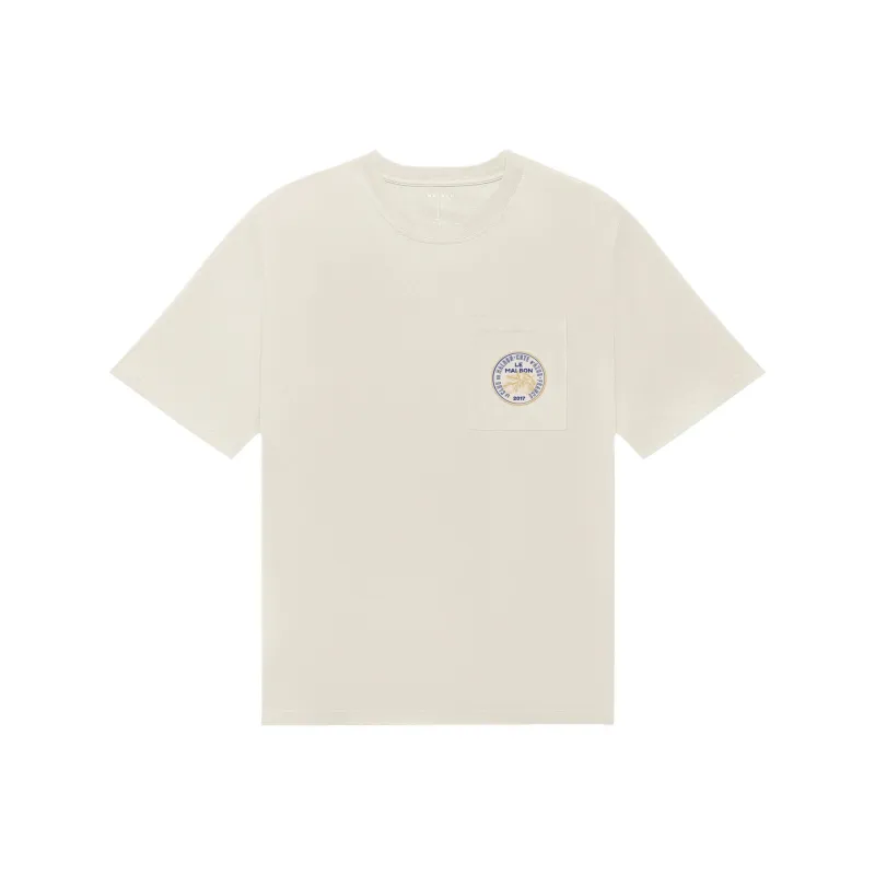 Malbon Golf T Shirt Men's Ivory White-0