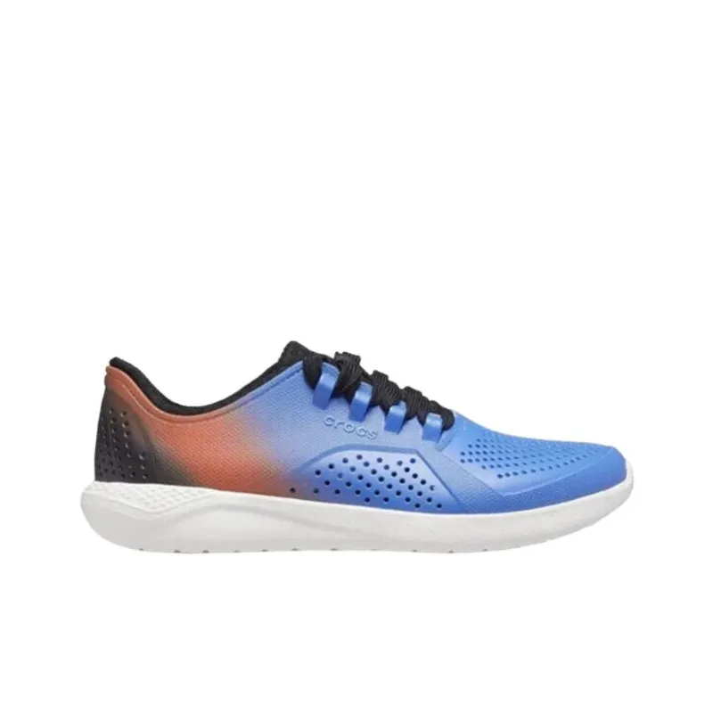 Crocs LiteRide Abrasion Resistant Low Top Casual Shoes Women's Blue-1