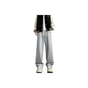 JEANSWEST Casual Pants Unisex Light Gray