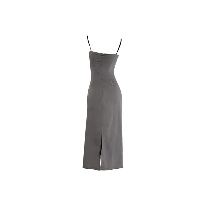 PAZZO Slip Dress Women's Premium Gray-1