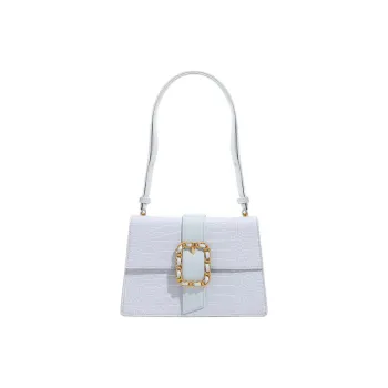 OCTSUI Synthetic Leather Shoulder Bag Women's Glacier Blue/Mousse Black