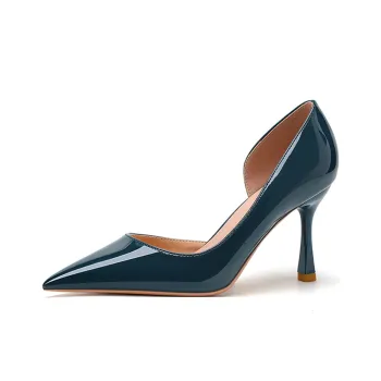 Lan Miao Slim Heel High Heels Women's Blue