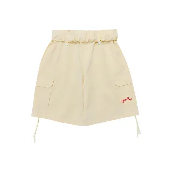 GOOD BAI GOODEES Series Cargo Shorts Unisex Beige Yellow
