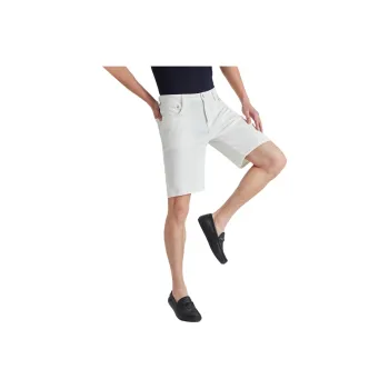 LESS IS MORE Denim Shorts Men's White