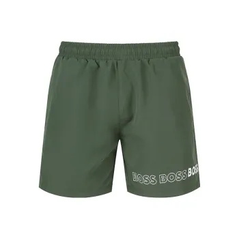 HUGO BOSS Dolphin Logo print Swim Shorts
