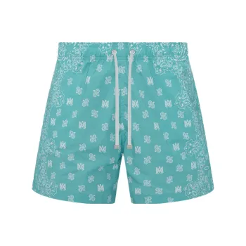 AMIRI Bandana Paisley Swim Trunk