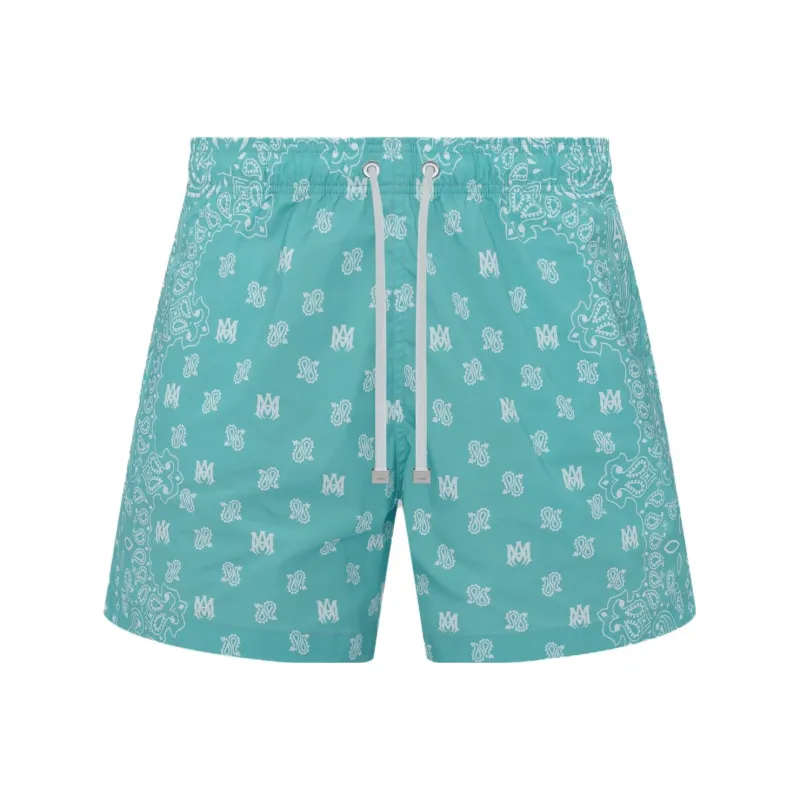 AMIRI Bandana Paisley Swim Trunk-0