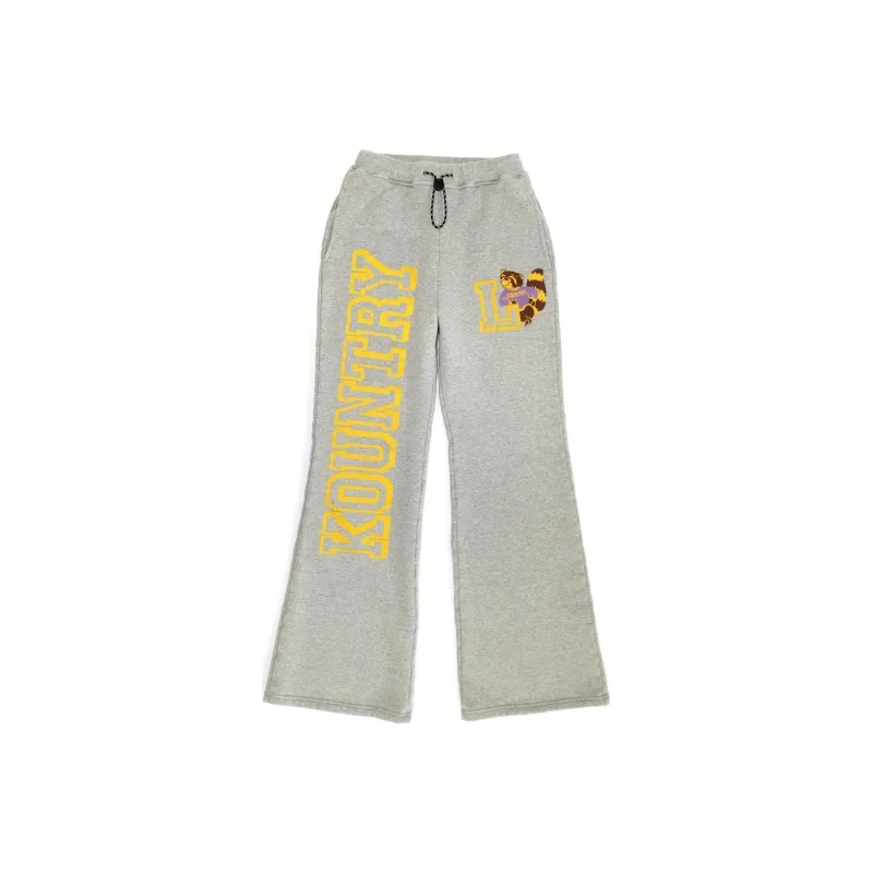 Kapital Fleece Fleece Flared Sweatpants-7