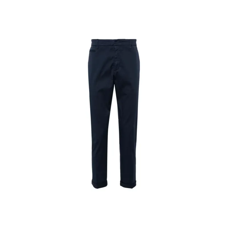 Dondup Mid rise Tapered Chinos-0