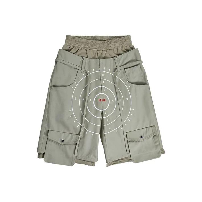 Hood By Air Casual Shorts Men Khaki-0
