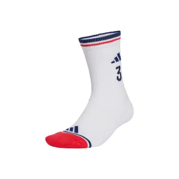 Adidas GRAPHIC SOCKS Mid Calf Socks Unisex 1 Pack White