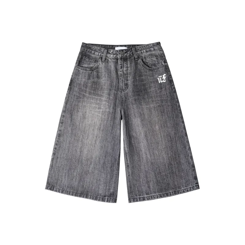 UF9193 Denim Shorts Unisex-0