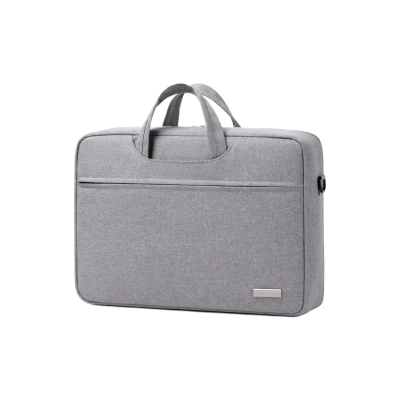 Victorian Traveler Polyester Laptop Bag Unisex Gray/Black/Gray Thickened Upgraded-14