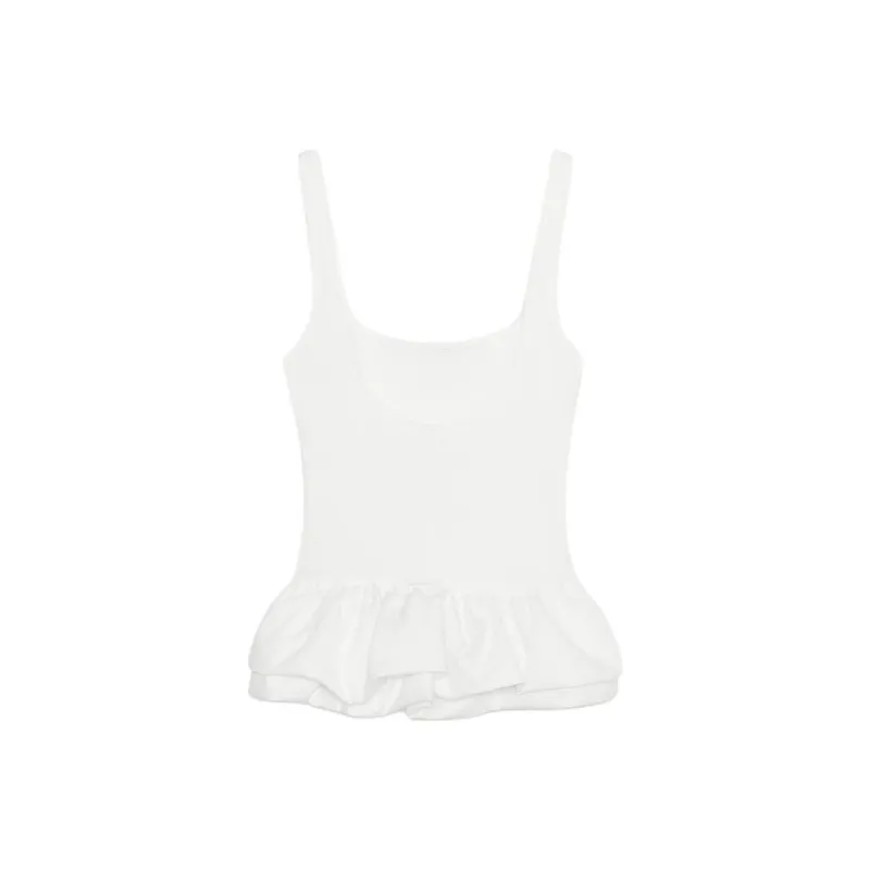 ZARA Tank Tops Women's White-1