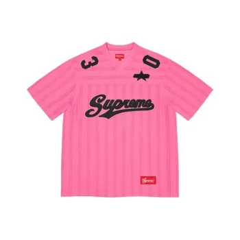 Supreme Mesh Stripe Football Jersey