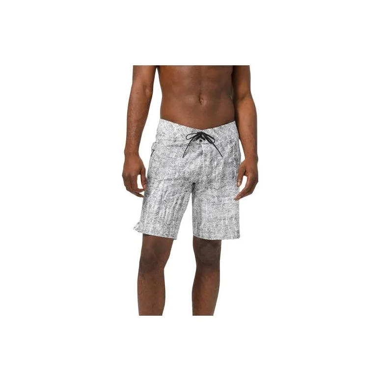 Lululemon Casual Shorts Men Gray White-0