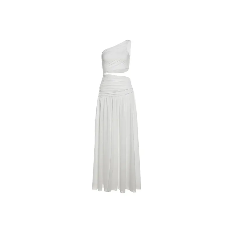 COVER TIME Sleeveless Dress Women's White-1