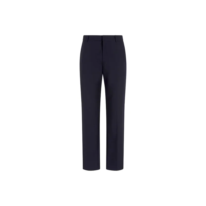 EMPORIO ARMANI Travel Essentials Stretch Nylon Trousers-0