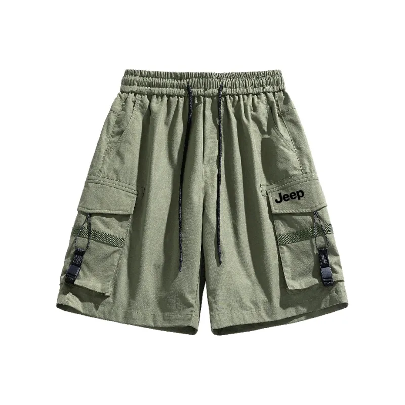 Jeep Gorpcore Versatile Parachute Cargo Shorts Unisex-19