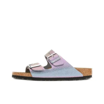 Birkenstock Arizona Cork Sole Abrasion Resistant Slide Slippers Women's Gradient Purple Regular Loose Fit